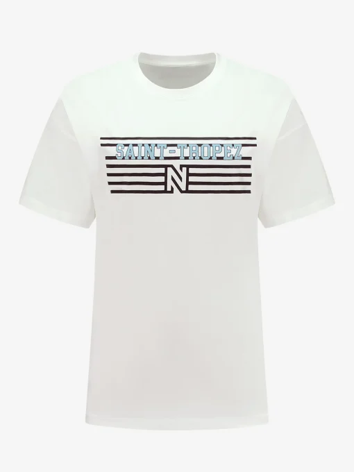 Oversized T-shirt met Saint-Tropez print