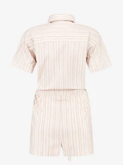 Playsuit met logo patroon