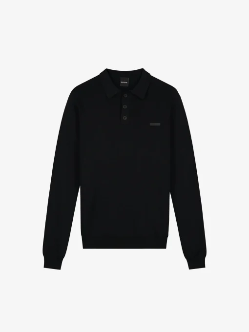 Polo met lange mouwen en NIK&NIK logo