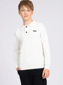 Polo met lange mouwen en NIK&NIK logo