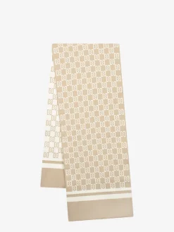 Reversible sjaal met N-logo patroon