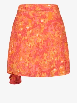 Rok met print en riem
