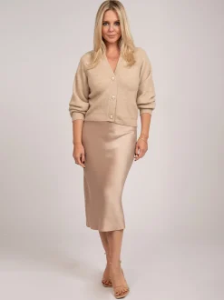 Satijn look rok