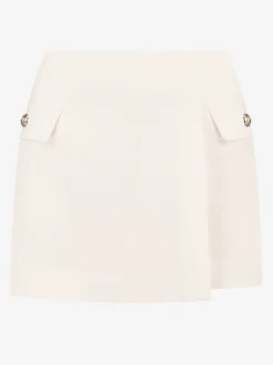 Satijn look skort