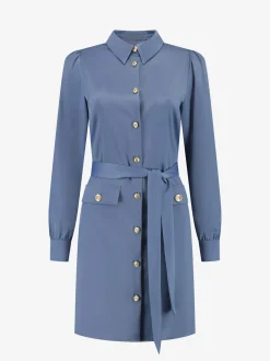 Satijn-look Jurk met taille koord