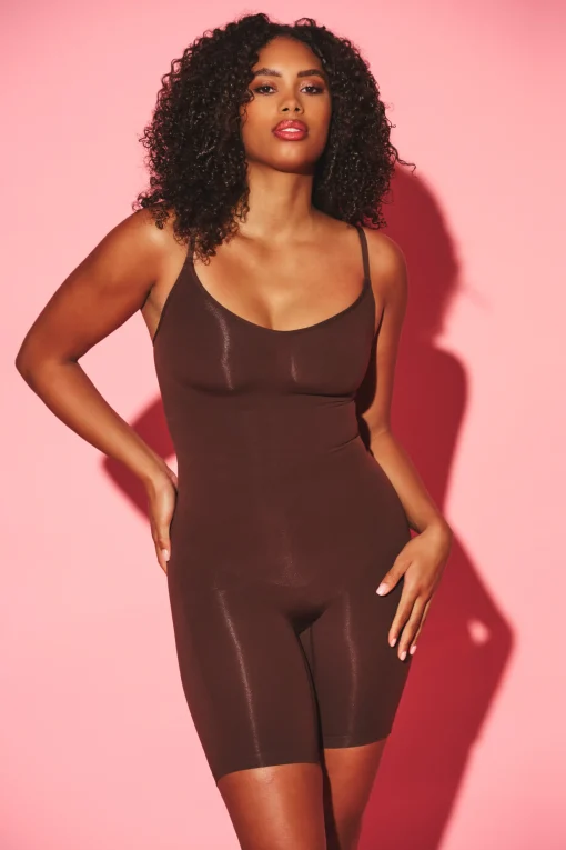 Shaping bodysuit met verstelbare schouderbandjes