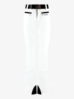 Ski broek met flared pasvorm en verstelbare riem
