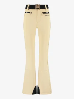 Ski broek met flared pasvorm en verstelbare riem
