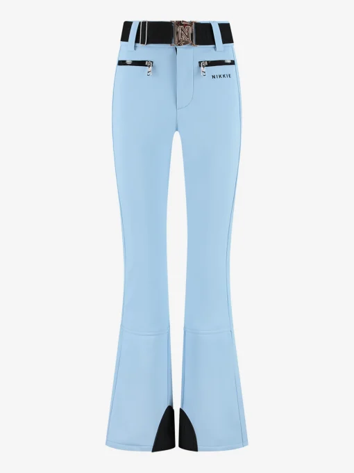 Ski broek met flared pasvorm en verstelbare riem