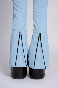 Ski broek met flared pasvorm en verstelbare riem