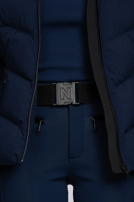 Ski broek met flared pasvorm en verstelbare riem
