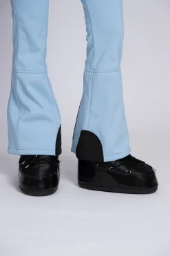Ski broek met flared pasvorm en verstelbare riem