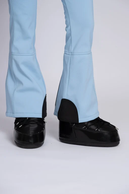 Ski broek met flared pasvorm en verstelbare riem