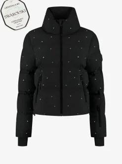 Ski jas met Swarovski kristallen
