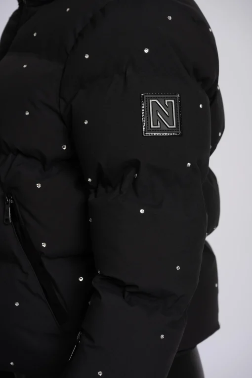 Ski jas met Swarovski kristallen