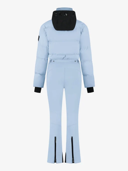 Ski jumpsuit met waterdichte bescherming en verstelbare details