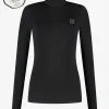 Ski pully met rits en Swarovski N-logo