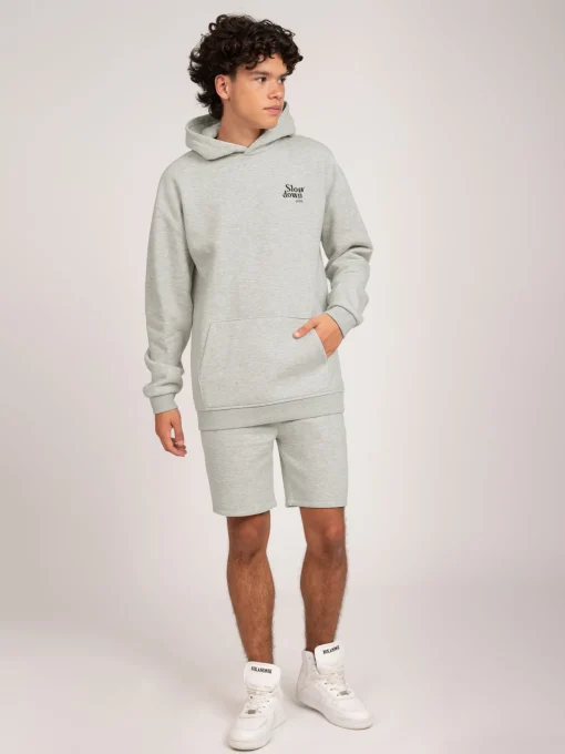 Sweat short met aantrekkoord