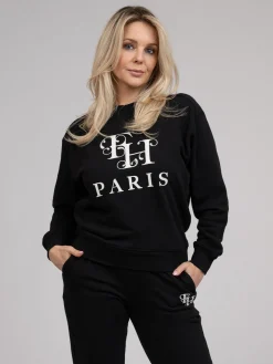 Sweater met embroidery logo