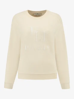 Sweater met embroidery logo