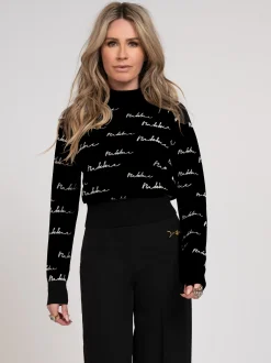 Sweater met logo patroon