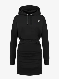 Sweat-jurk met capuchon