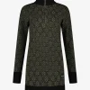 Sweat-jurk met rits