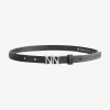 Taille riem met logo patroon