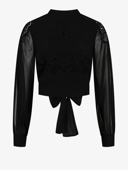 Top met open rug