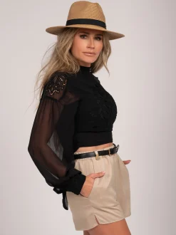 Top met open rug