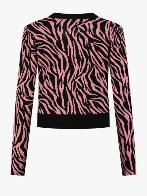 Top met Zebra print