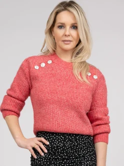 Trui met FH knopen detail