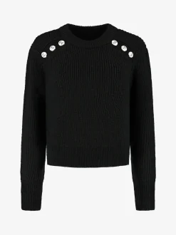 Trui met FH knopen detail