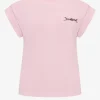 T-shirt met boxy fit