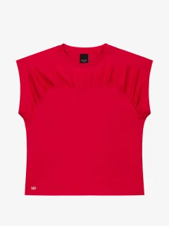 T-shirt met boxy fit