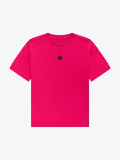 T-shirt met grafische tekst op achterkant