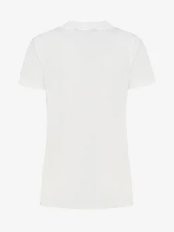 T-shirt met kleine knopen op schouder