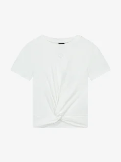 T-shirt met knoop