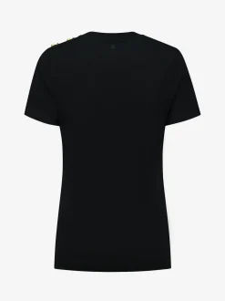 T-shirt met knopen op de schouder