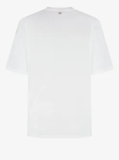 T-shirt met metallic look FH logo