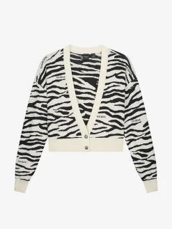 Vest met zebra strepen