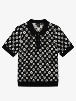 Zachte polo met elastieken tailleband