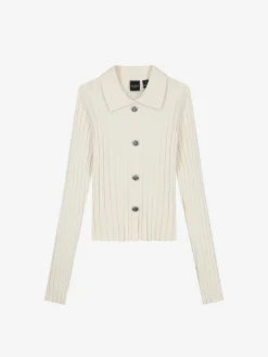 Zachte polo met elastieken tailleband